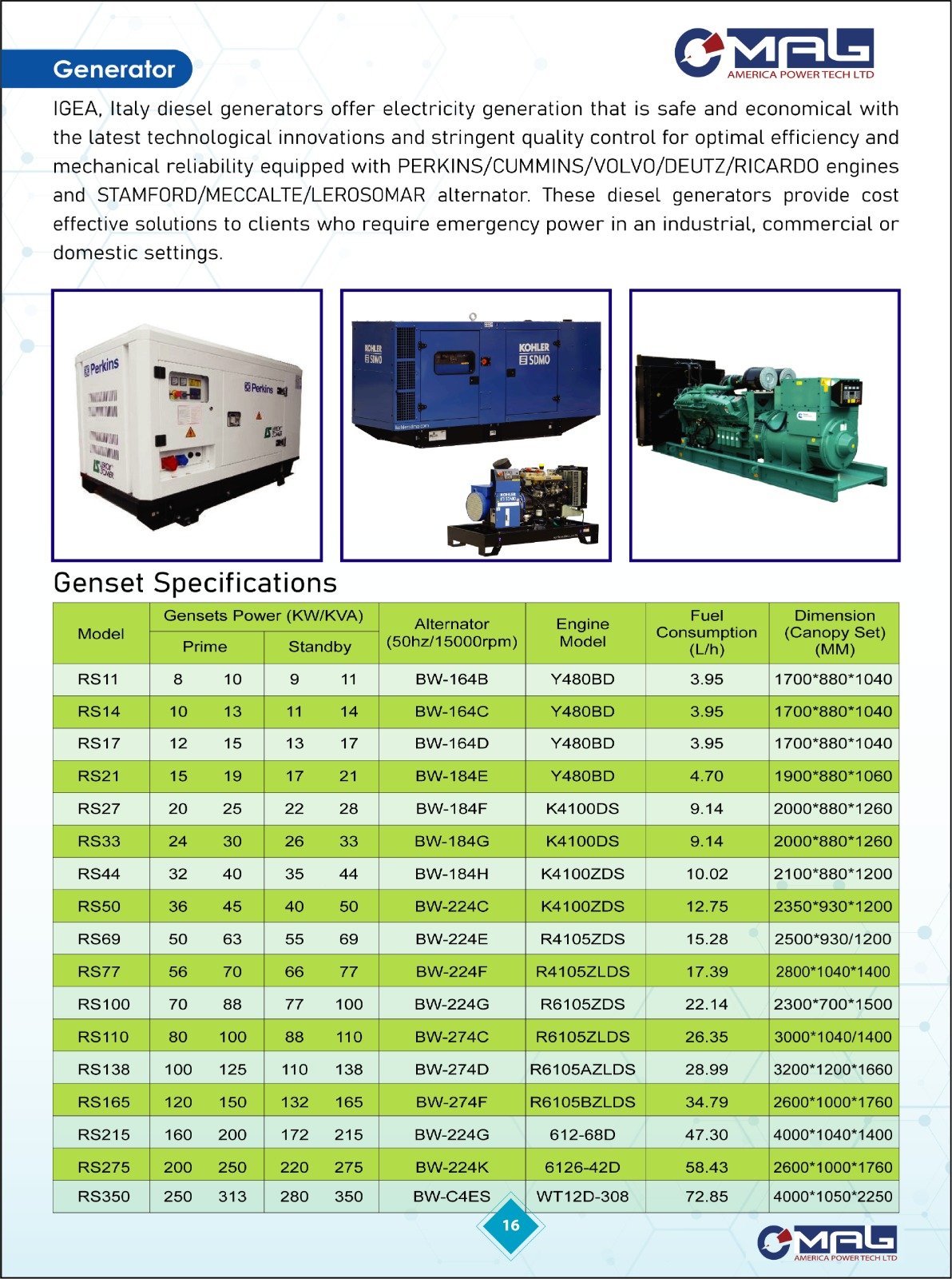 Generator systems
