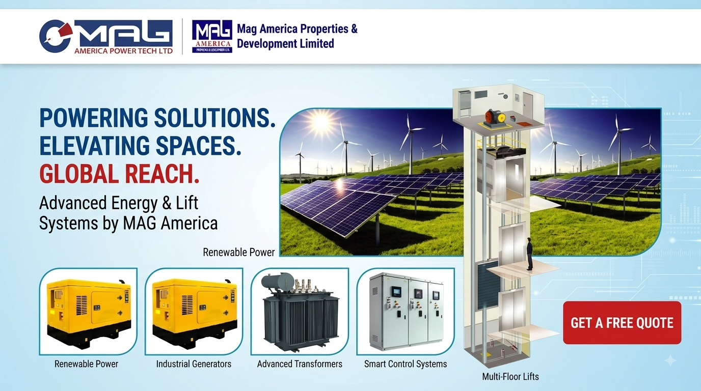 MAG America LLC solar and lift systems